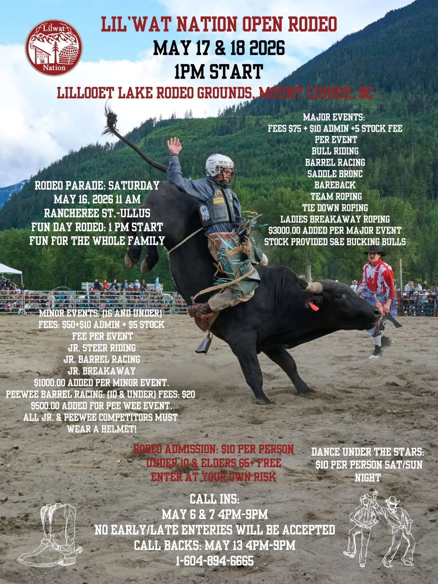 Lil'wat Nation Rodeo Parade and Fun Day Rodeo — Tourism Pemberton